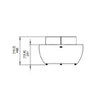 Biokominek Pod 30 BK Natural z szybą EcoSmart Fire