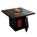 Kominek gazowy Square Table Planika + pokrowiec