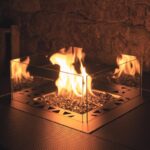 Kominek gazowy Square Table Planika + pokrowiec