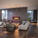 Biokominek Frame 1500 Czarny z szybą Simple Fire