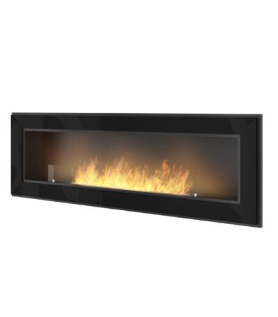Biokominek Frame 1500 Czarny z szybą Simple Fire