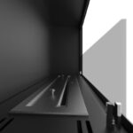 Biokominek Frame 1500 Biały z szybą Simple Fire