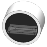 Biokominek Incyrcle Wall Biały Infire - obrazek 2