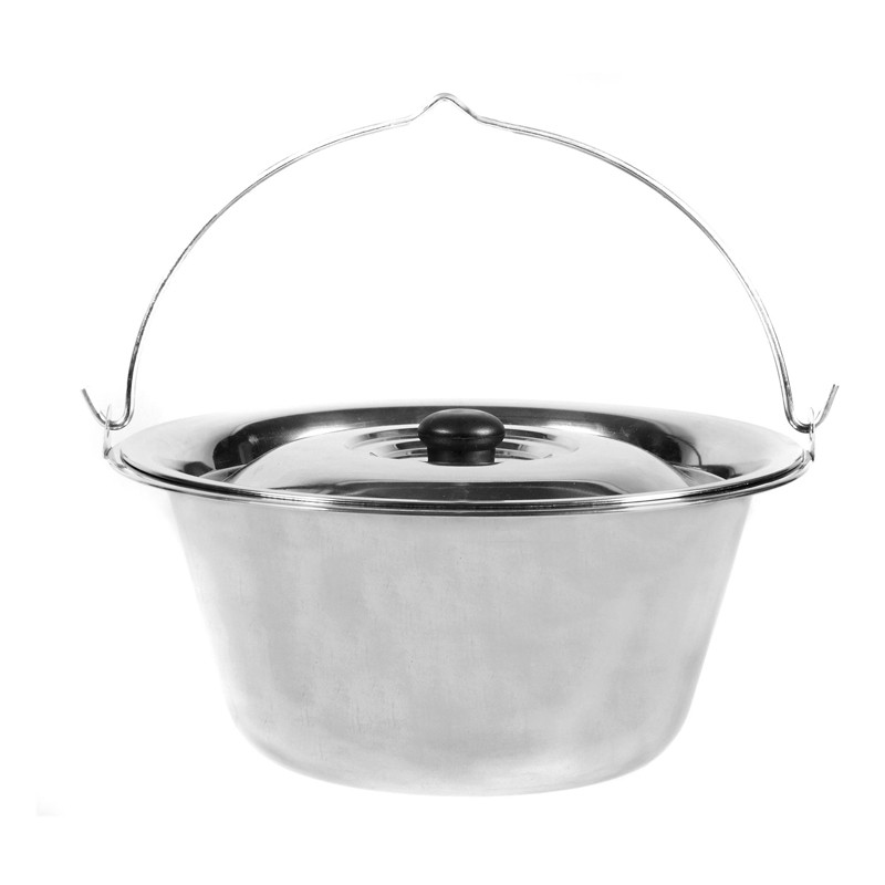 Kociołek węgierski ze stali nierdzewnej CookKing 14 L