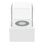 Biokominek wolnostojący Tango 2 Biały Kratki