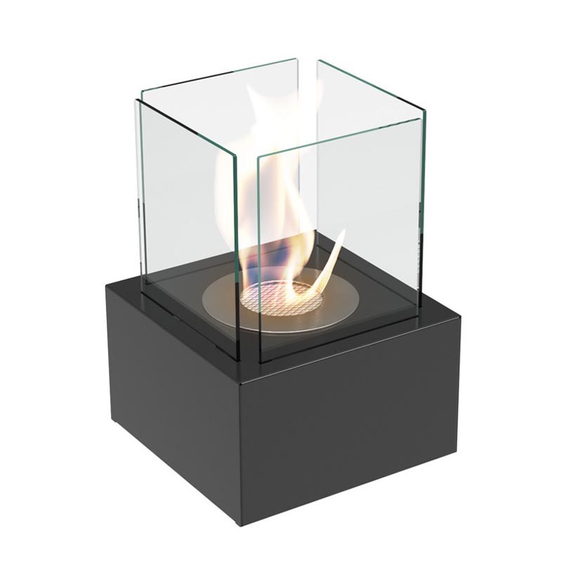 Biokominek wolnostojący Tango 2 Czarny Kratki Biokominek wolnostojący Tango 2 Czarny Kratki