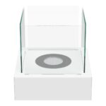 Biokominek wolnostojący Tango 3 Biały Kratki