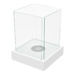 Biokominek wolnostojący Tango 4 Biały Kratki