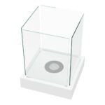 Biokominek wolnostojący Tango 4 Biały Kratki