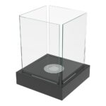 Biokominek wolnostojący Tango 4 Czarny Kratki