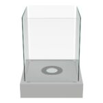 Biokominek wolnostojący Tango 4 Szary Kratki