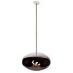 Biokominek Aeris Hanging Angled Stainless Steel Cocoon Fires