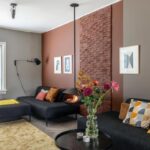 Biokominek Aeris Hanging Black with Black Cocoon Fires