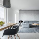 Biokominek Aeris Hanging Black with Black Cocoon Fires