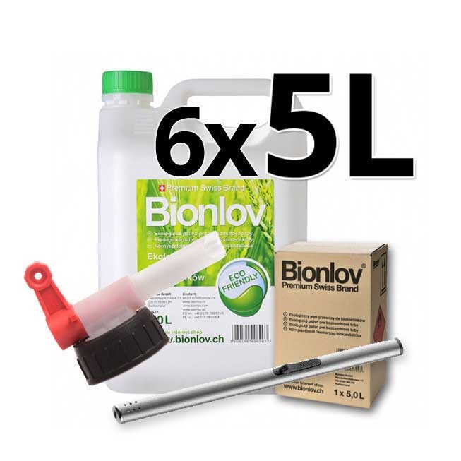 Zestaw Bionlov premium 30L + kranik + zapalniczka Zestaw Bionlov premium 30L + kranik + zapalniczka