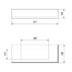 Szyby ochronne do biokominka Delta P 600 Kratki