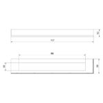 Szyby ochronne do biokominka Delta P 1200 Kratki