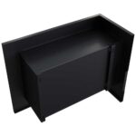 Biokominek Delta L 600 z szybą Kratki