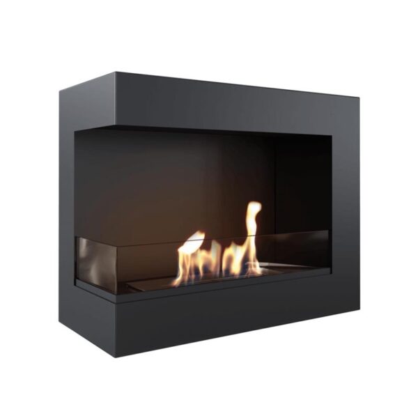 Biokominek Delta L 600 z szybą Kratki