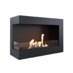 Biokominek Delta L 700 z szybą Kratki