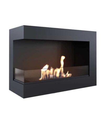 Biokominek Delta L 700 z szybą Kratki