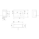 Biokominek Delta L 700 z szybą Kratki