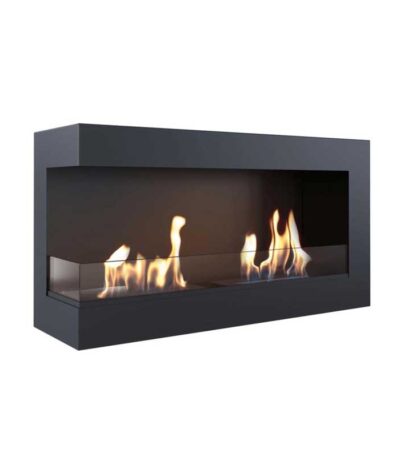 Biokominek Delta L 900 z szybą Kratki