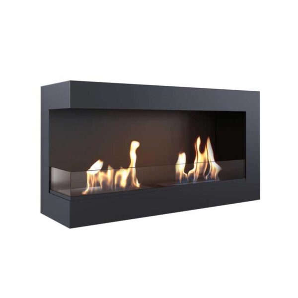 Biokominek Delta L 900 z szybą Kratki