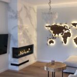 Biokominek Delta L 1200 z szybą Kratki