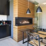 Biokominek Delta L 1200 z szybą Kratki