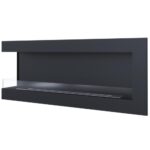 Biokominek Delta L 1200 z szybą Kratki