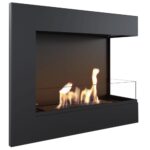 Biokominek Delta P 600 z szybą Kratki