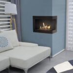 Biokominek Delta P 600 z szybą Kratki