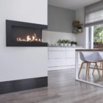 Biokominek Delta P 700 z szybą Kratki