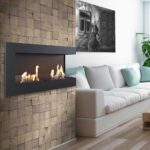 Biokominek Delta P 900 z szybą Kratki