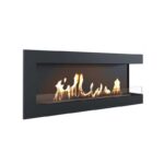 Biokominek Delta P 1200 z szybą Kratki