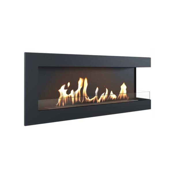 Biokominek Delta P 1200 z szybą Kratki