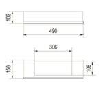 Szyba ochronna do biokominka Alpha Kratki