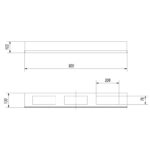 Szyba ochronna do biokominka Delta 3 Kratki