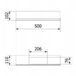 Szyba ochronna do biokominka Golf 2 Kratki