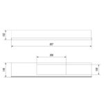 Szyba ochronna do biokominka Juliet 1100 Kratki