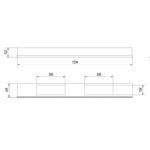 Szyba ochronna do biokominka Juliet 1500 Kratki