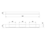 Szyba ochronna do biokominka Juliet 1800 Kratki