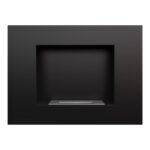 Biokominek Alpha Czarny Kratki