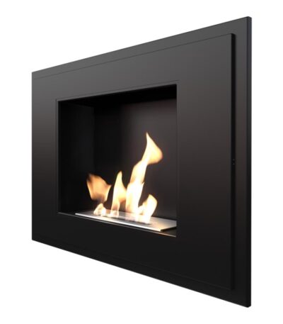 Biokominek Alpha Czarny Kratki