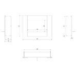 Biokominek Bravo 2 Czarny Kratki