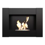 Biokominek Bravo 2 Czarny Kratki