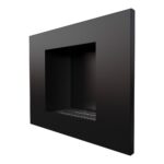 Biokominek Quat Czarny Kratki