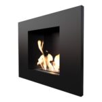 Biokominek Quat Czarny Kratki