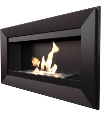 Biokominek Charlie Czarny Kratki